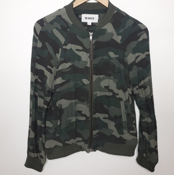 Bb Dakota Camo Bomber Jacket | Poshmark